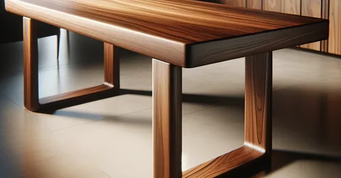 Mesa Maciça de Madeira